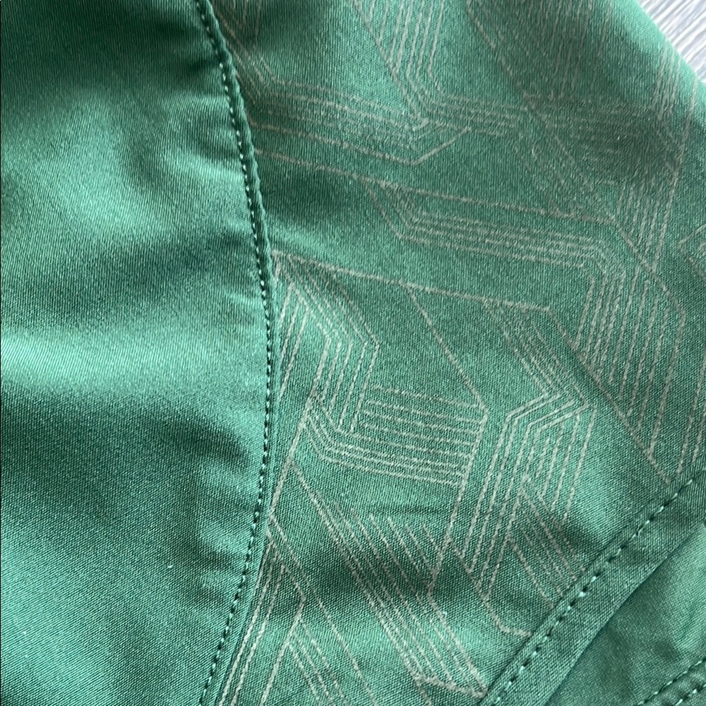 Women's Green Athletic Shorts - Picture 5 of 6